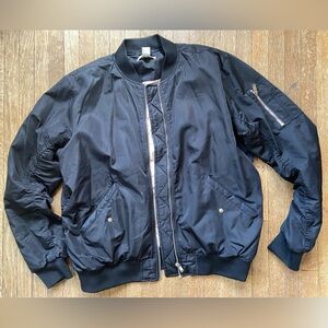 H&M Black Bomber Jacket